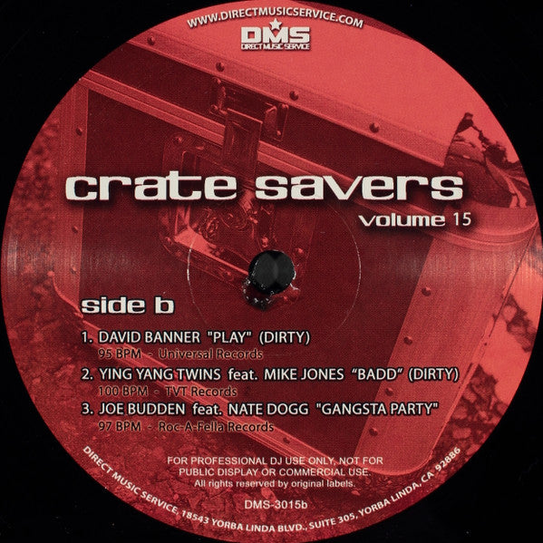 Various - Crate Savers Volume 15 (12", Comp)
