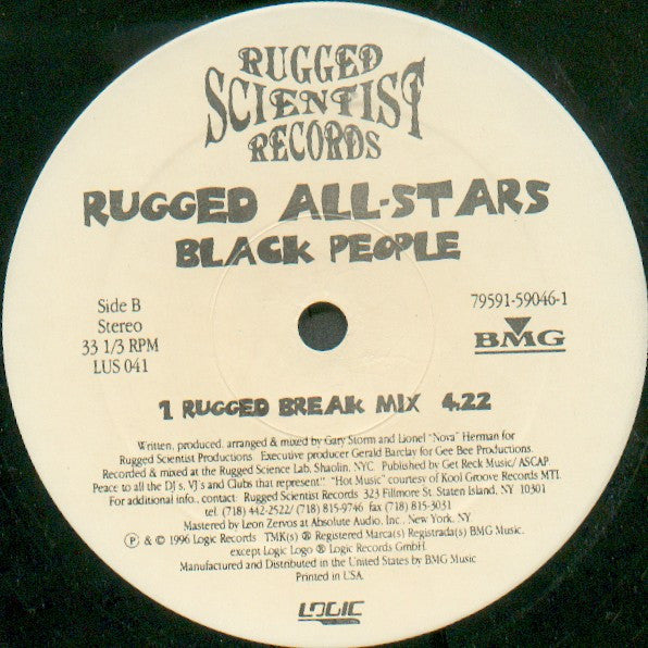 Rugged All-Stars : Black People (12")
