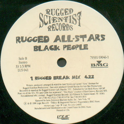 Rugged All-Stars : Black People (12")