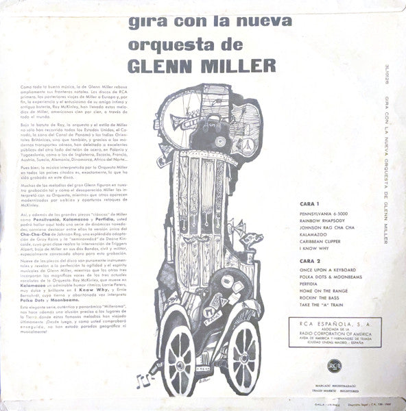 The New Glenn Miller Orchestra - On Tour With The New Glenn Miller Orchestra (LP)