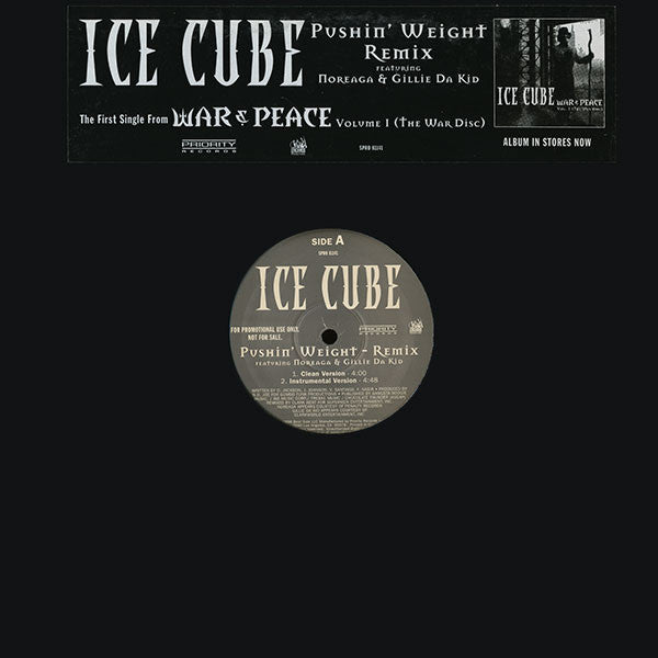 Ice Cube : Pushin' Weight (Remix) (12", Promo)