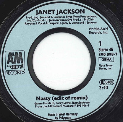 Janet Jackson : Nasty (7", Single)