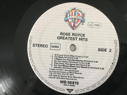Rose Royce - Greatest Hits (LP, Comp, RE)