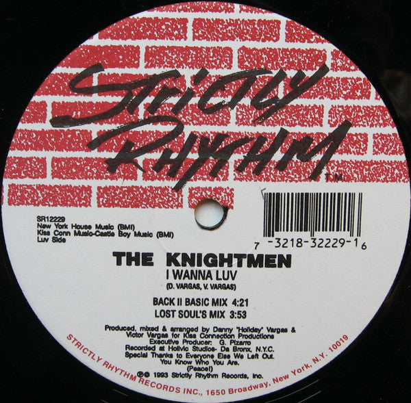The Knightmen : Misty Waters / I Wanna Luv (12")