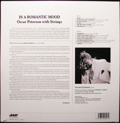 Oscar Peterson : In A Romantic Mood (Oscar Peterson With Strings) (LP, RE)
