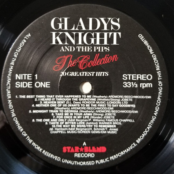 Gladys Knight And The Pips - The Collection - 20 Greatest Hits (LP, Comp)