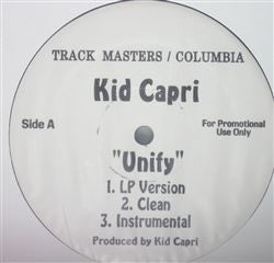 Kid Capri : Unify / We're Unified (12", Promo)