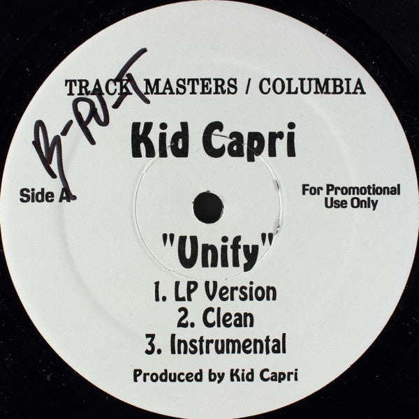 Kid Capri : Unify / We're Unified (12", Promo)