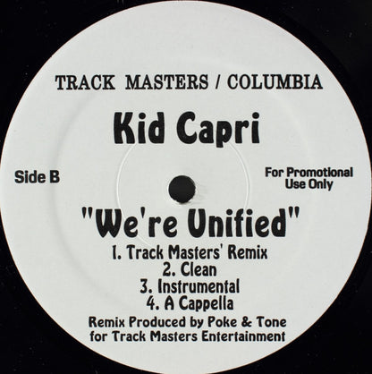 Kid Capri : Unify / We're Unified (12", Promo)