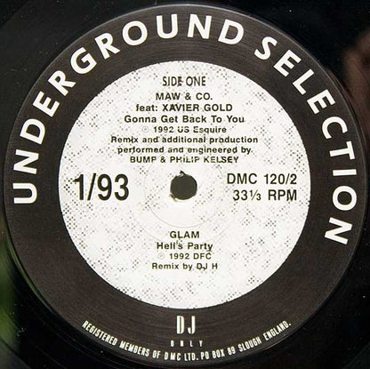 Various - Underground Selection 1/93 (12")