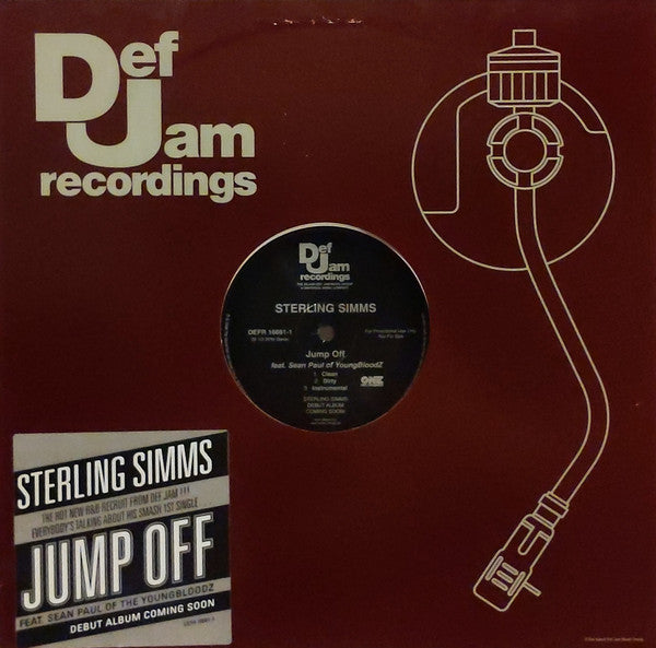 Sterling Simms - Jump Off (12", Promo)