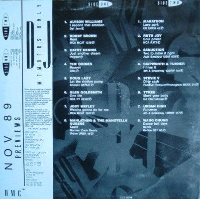 Various - November 89 - Previews (LP, Comp)
