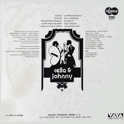 Celia* & Johnny Pacheco - Tremendo Caché (LP, Album)