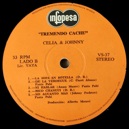 Celia* & Johnny Pacheco - Tremendo Caché (LP, Album)