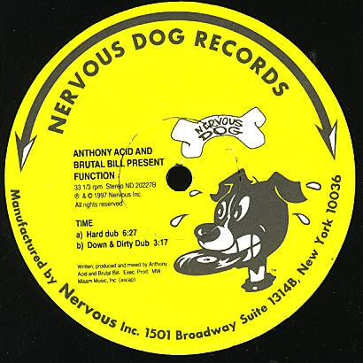 Anthony Acid And Brutal Bill Present Function (3) : Time (12")