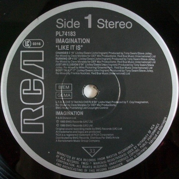 Imagination - Like It Is – Revised & Remixed Classics (LP, Comp)