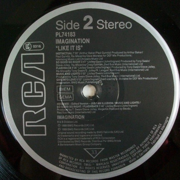 Imagination - Like It Is – Revised & Remixed Classics (LP, Comp)