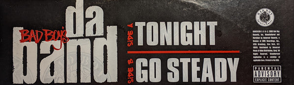 Da Band - Tonight / Go Steady (12", Promo)