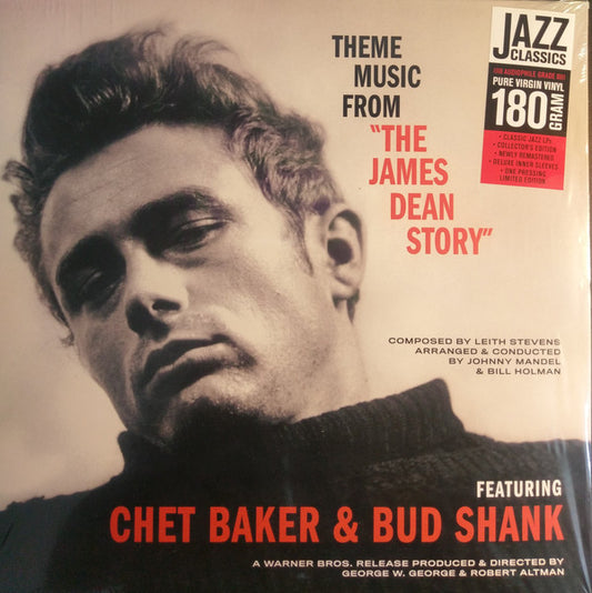 Chet Baker & Bud Shank : Theme Music From "The James Dean Story" (LP, Ltd, RE, RM)