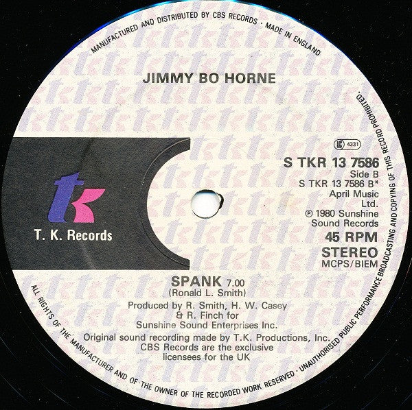 Jimmy "Bo" Horne : Is It In / Spank (12")
