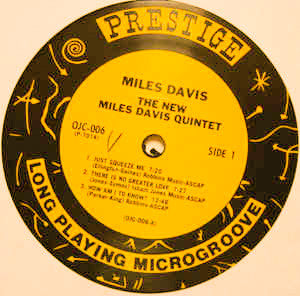 The New Miles Davis Quintet* - Miles (LP, Album, RE)