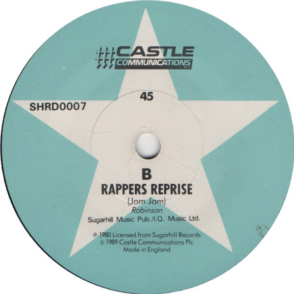 Sugarhill Gang : Rappers Delight (Hip Hop Remix 1989) (7", Single)