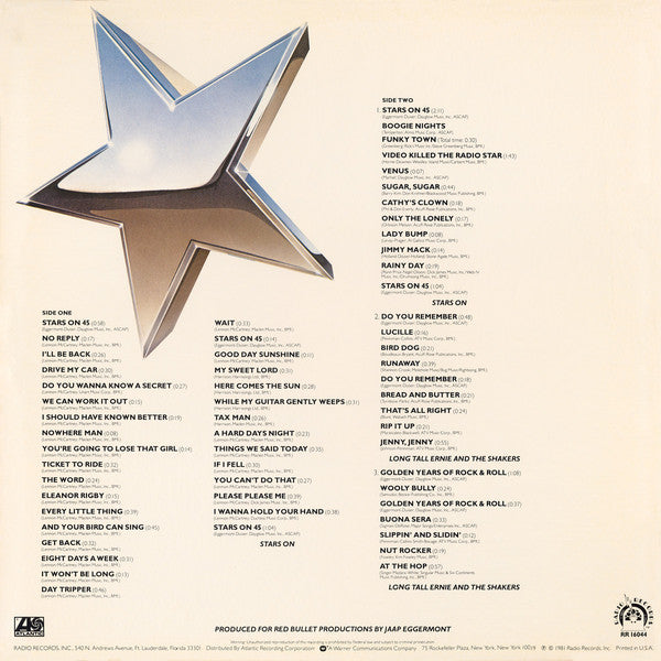 Stars On 45 / Long Tall Ernie And The Shakers : Stars On Long Play (LP, AR)