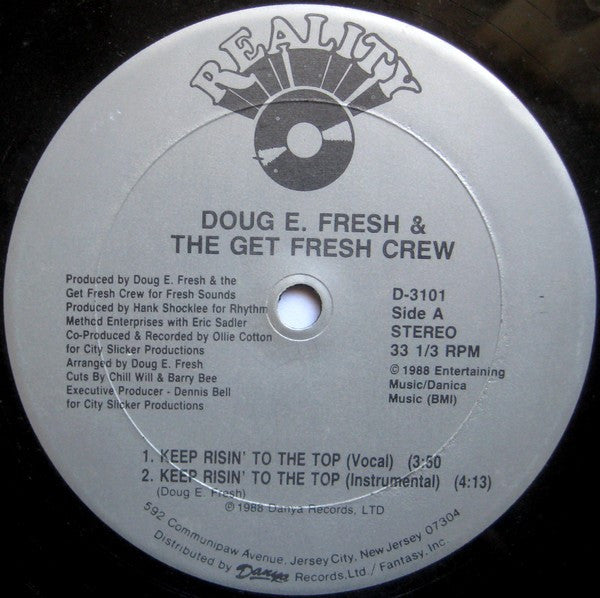 Doug E Fresh And The Get Fresh Crew* - Keep Risin' To The Top b/w Guess? Who? (12")
