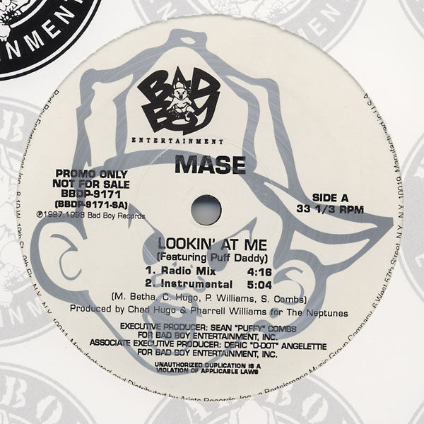 Mase - Lookin’ At Me (12", Promo)