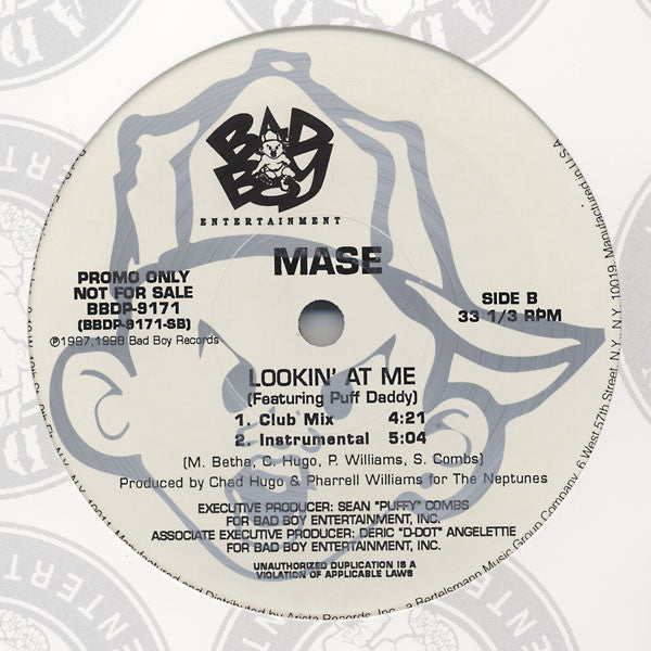 Mase - Lookin’ At Me (12", Promo)