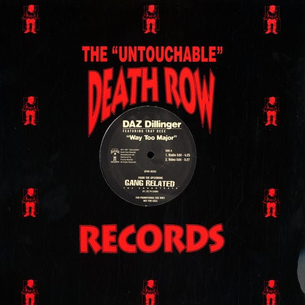 Daz Dillinger - Way Too Major (12", Single, Promo)