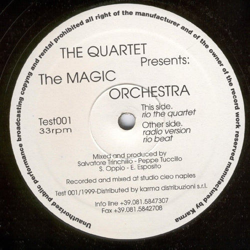 The Quartet  - The Magic Orchestra (12")