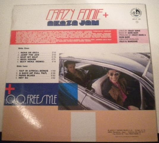 Crazy Eddie + Q.Q. Freestyle : Ibiza Jam (LP, Album)