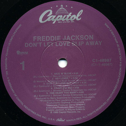 Freddie Jackson - Don't Let Love Slip Away (LP, Album)