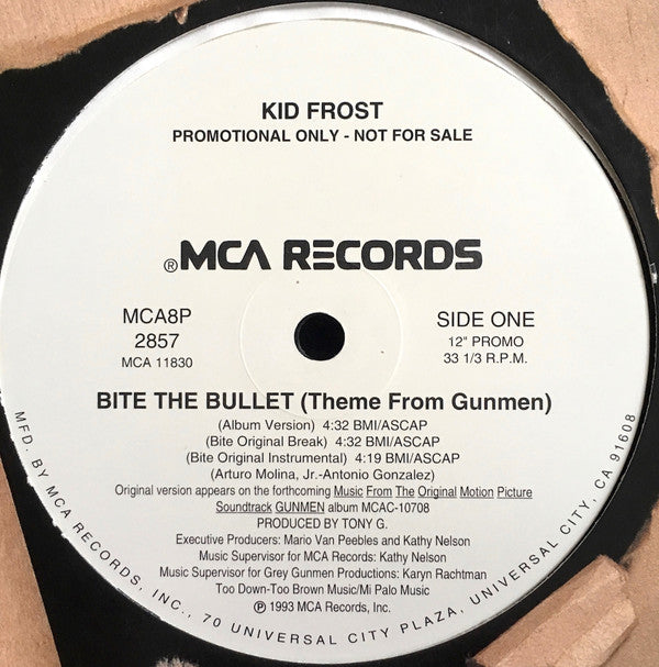 Kid Frost - Bite The Bullet (Theme From Gunmen) (12", Promo)