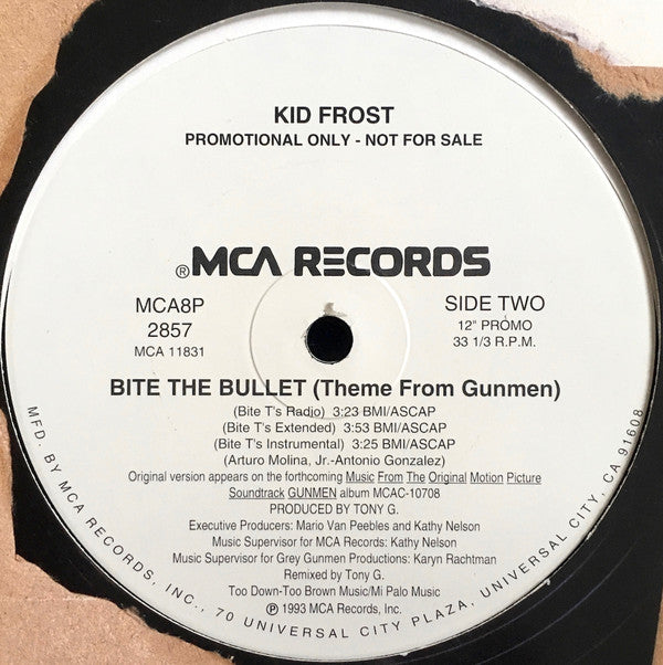 Kid Frost - Bite The Bullet (Theme From Gunmen) (12", Promo)