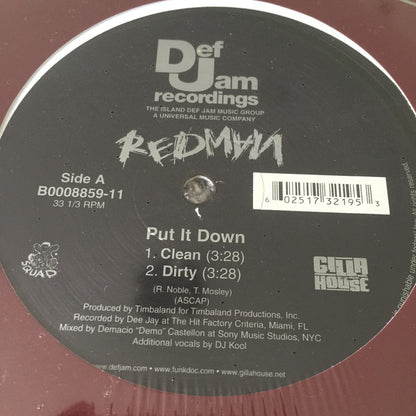 Redman - Put It Down (12", Single)