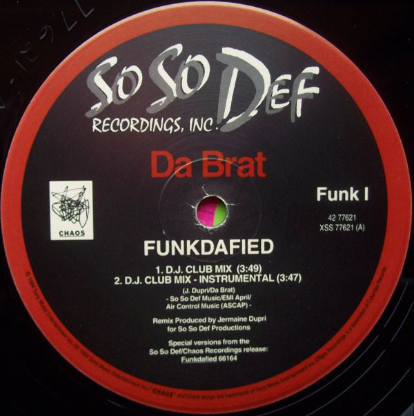 Da Brat - Funkdafied (12", Single)