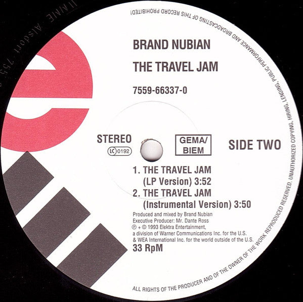 Brand Nubian : Love Me Or Leave Me Alone (12", RP)