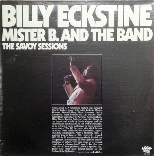 Billy Eckstine : Mister B. And The Band (2xLP, Comp, RE)