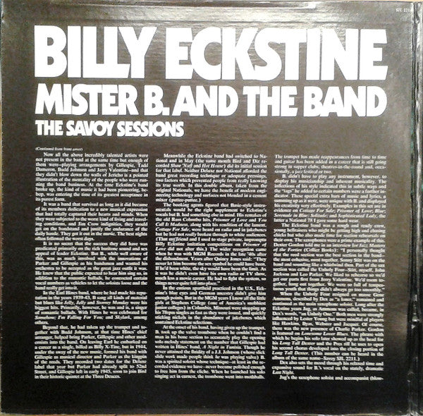 Billy Eckstine : Mister B. And The Band (2xLP, Comp, RE)