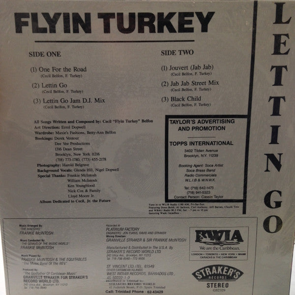Flyin Turkey : Lettin Go (LP, Album)