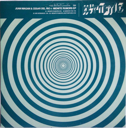Fafa Monteco Presents Juan Magan & Cesar Del Rio* - Midnite Rumors EP (12", EP)