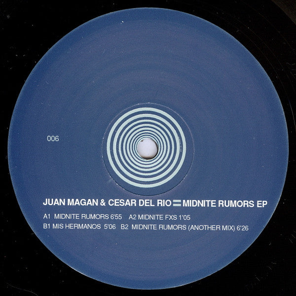 Fafa Monteco Presents Juan Magan & Cesar Del Rio* - Midnite Rumors EP (12", EP)