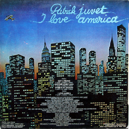 Patrick Juvet : Got A Feeling = Tengo El Sentimiento / I Love America = Amo América (LP, Album)