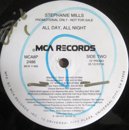 Stephanie Mills - All Day, All Night (12", Promo)