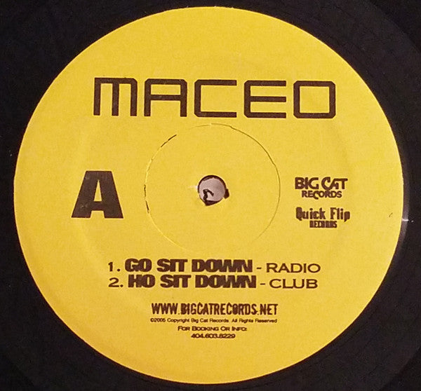 Maceo : Ho Sit Down (12")