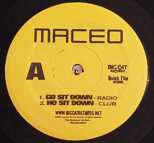 Maceo : Ho Sit Down (12")