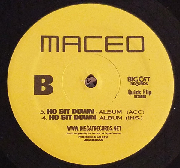 Maceo : Ho Sit Down (12")