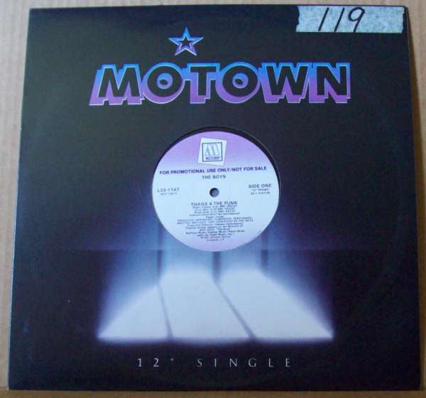 The Boys : Thanx 4 The Funk (12", Promo)